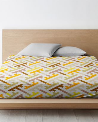 Простыня Лабиринт (коричн.) осн. Бязь 120гр. ЕВРО 220х200 полоса новая арт. НЧНЖ-212-2-НЧНЖ004660056044715 Простыня Лабиринт (коричн.) осн. Бязь 120гр. ЕВРО 220х200 полоса новая арт. НЧНЖ-212-2-НЧНЖ004660056044715