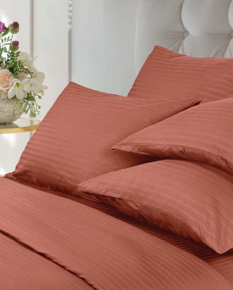 Жаккард КПБ "Verossa" Stripe 2,0СП Terracotta арт. НДТС-341-1-НДТС0747410 в Витебске Купить Жаккард КПБ "Verossa" Stripe 2,0СП Terracotta арт. НДТС-341-1-НДТС0747410 оптом в Витебске