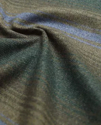 Купить Двухсторонняя пальтовая ткань, на серо-зеленом фоне цветные полосы арт. ГТ-2640-1-ГТ0047420 оптом в Казахстане
