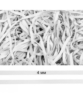Купить Силиконовые ленты Резинка латексная рифленая 0,4см, толщ.0,7мм цв. белая уп.5кг арт. ЛТС-15-1-41723 оптом в Алматы