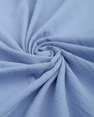 Купить Одежные ткани голубого цвета из хлопка Хлопок крэш (после стирки) арт. ПБ-104-5-20627.005 оптом в Казахстане