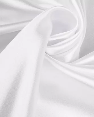 Купить Ткань для мусульманской одежды белого цвета из Китая Атлас стрейч "Марио" арт. АО-8-17-5446.007 оптом в Казахстане