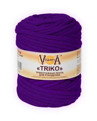 Пряжа VISANTIA "TRIKO" FTM100 Трикотажная лента для рукоделия 92% хлопок, 8% эластан 1 х 500 г ± 50 г 100 м ± 20 м арт. ПТ-336-1-45086