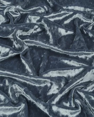 Купить Одежные ткани голубого цвета 30 метров Бархат мраморный арт. Б-11-9-14803.017 оптом в Казахстане