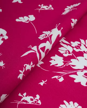 Купить Ткань Плательные принтованные розового цвета из вискозы Штапель принт арт. ПШТ-1039-3-20904.059 оптом в Казахстане