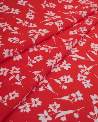 Купить Ткань принтованные оттенок красный Креп-шифон "Монако" арт. КШП-198-2-20411.118 оптом в Казахстане