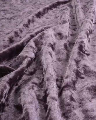 Купить Ткани для юбок цвет лиловый Бархат мраморный арт. Б-11-16-14803.016 оптом в Казахстане