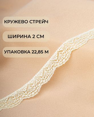 Кружево стрейч ш.2см (22,85м) арт. КС-302-3-30192.003