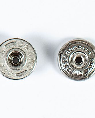 Пуговица джинсовая на ломанной ножке 17мм цветной металл арт. ПРС-1219-1-ПРС0030609