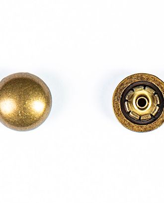 Кнопка альфа, омега 15мм цветной металл арт. ПРС-1250-2-ПРС0030775