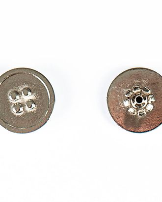 Кнопка альфа, омега 22мм цветной металл арт. ПРС-1363-1-ПРС0031475