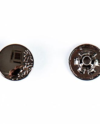 Кнопка альфа, омега 12мм цветной металл арт. ПРС-1528-2-ПРС0031906