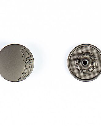 Кнопка альфа, омега 18мм цветной металл арт. ПРС-1529-3-ПРС0031910