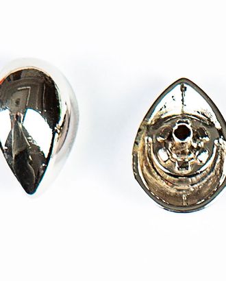 Кнопка альфа, омега 21,5мм цветной металл арт. ПРС-1533-1-ПРС0031917