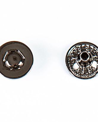 Кнопка альфа, омега 12мм цветной металл арт. ПРС-1543-2-ПРС0031948