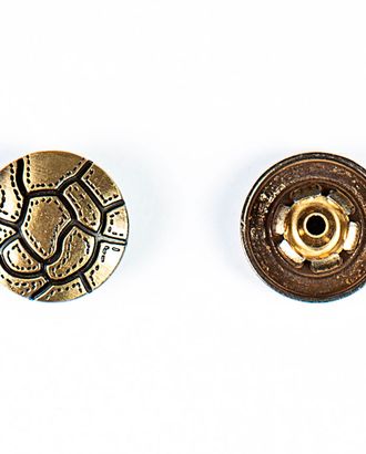 Кнопка альфа, омега 18мм цветной металл арт. ПРС-1544-4-ПРС0031954