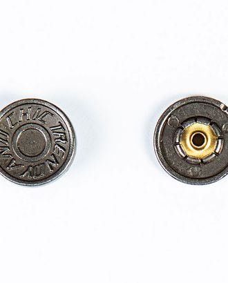 Кнопка альфа, омега 17мм цветной металл арт. ПРС-1648-3-ПРС0032425