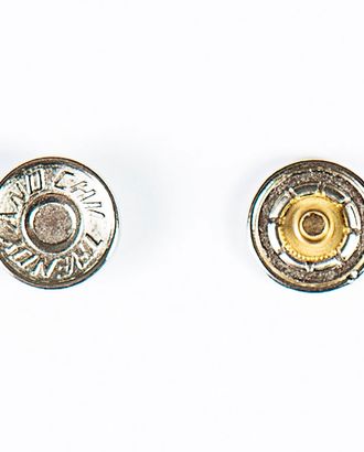 Кнопка альфа, омега 14мм цветной металл арт. ПРС-1649-2-ПРС0032430