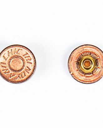 Кнопка альфа, омега 14мм цветной металл арт. ПРС-1649-5-ПРС0032433