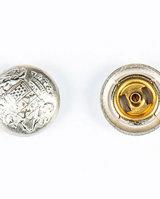 Кнопка альфа, омега 20мм цветной металл арт. ПРС-1734-1-ПРС0032806
