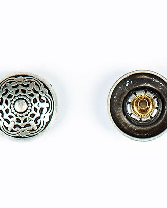 Кнопка альфа, омега 20мм цветной металл арт. ПРС-1772-1-ПРС0032949