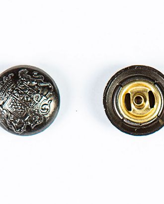 Кнопка альфа, омега 20мм цветной металл арт. ПРС-1734-5-ПРС0032975
