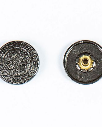 Кнопка альфа, омега 20мм цветной металл арт. ПРС-1736-6-ПРС0032977