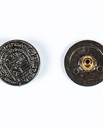 Кнопка альфа, омега 23мм цветной металл арт. ПРС-1777-6-ПРС0033003