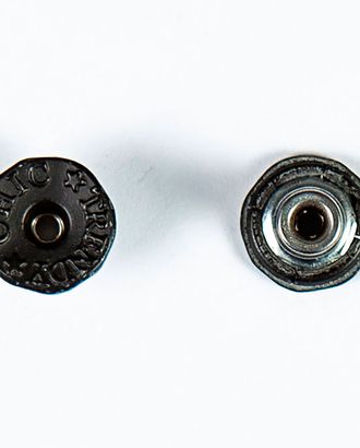 Пуговица джинсовая на фиксированной ножке 14мм цветной металл/эмаль 50шт арт. ПРС-1841-1-ПРС0033257