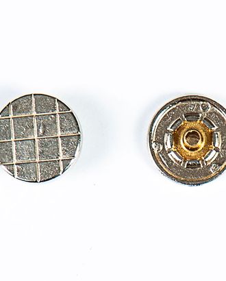 Кнопка альфа, омега 15мм цветной металл арт. ПРС-1878-8-ПРС0033460