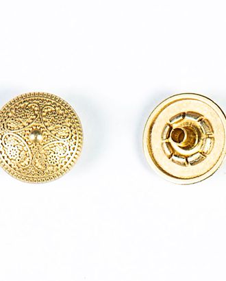 Кнопка альфа, омега 15мм цветной металл арт. ПРС-1914-7-ПРС0033639