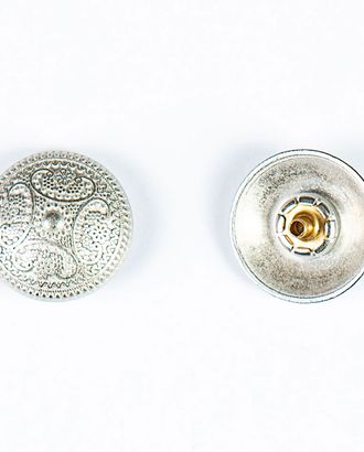 Кнопка альфа, омега 23мм цветной металл арт. ПРС-1946-2-ПРС0033641