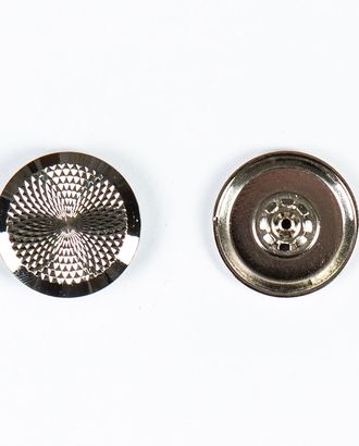Кнопка альфа, омега 28мм цветной металл арт. ПРС-1985-1-ПРС0033813
