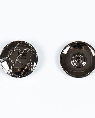 Кнопка альфа, омега 28мм цветной металл арт. ПРС-1986-2-ПРС0033816
