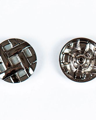 Кнопка альфа, омега 28мм цветной металл арт. ПРС-1989-2-ПРС0033828