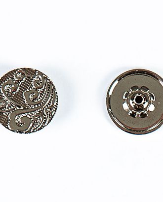 Кнопка альфа, омега 20мм цветной металл арт. ПРС-1990-1-ПРС0033829
