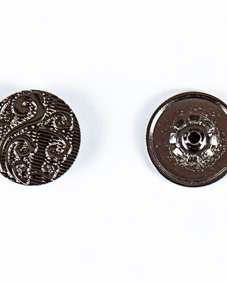 Кнопка альфа, омега 20мм цветной металл арт. ПРС-1990-2-ПРС0033830
