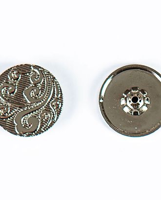Кнопка альфа, омега 25мм цветной металл арт. ПРС-1991-1-ПРС0033833
