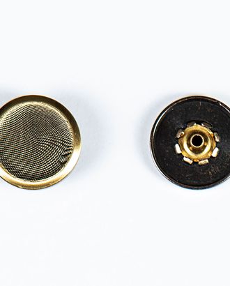 Кнопка альфа, омега 20мм цветной металл арт. ПРС-2030-3-ПРС0033894