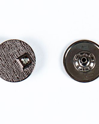 Кнопка альфа, омега 22мм цветной металл арт. ПРС-2129-2-ПРС0034121