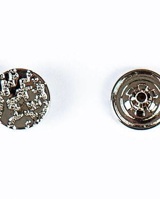 Кнопка альфа, омега 15мм цветной металл арт. ПРС-2131-1-ПРС0034126