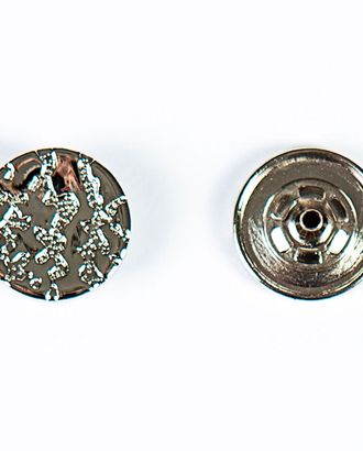 Кнопка альфа, омега 20мм цветной металл арт. ПРС-2132-1-ПРС0034131