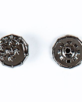 Кнопка альфа, омега 15мм цветной металл арт. ПРС-2134-2-ПРС0034141