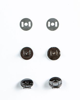 Кнопка магнитная на усиках 15мм металл арт. ПРС-2186-2-ПРС0034259