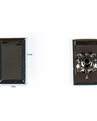 Кнопка альфа, омега 12х21мм цветной металл арт. ПРС-635-2-ПРС0020283