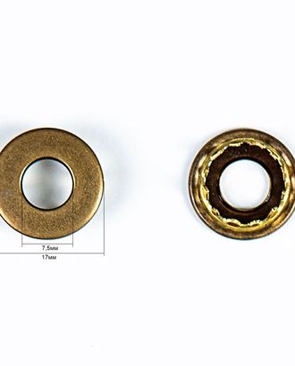 Кнопка клямерная 17мм цветной металл арт. ПРС-787-4-ПРС0020678