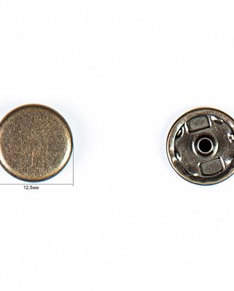 Кнопка альфа, омега 12,5мм металл арт. ПРС-939-1-ПРС0002332