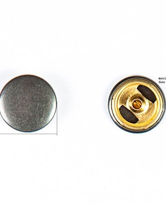 Кнопка альфа, омега 15мм цветной металл арт. ПРС-595-6-ПРС0002908