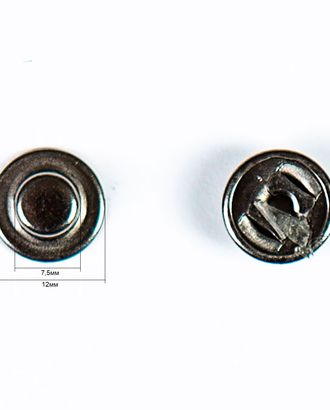 Кнопка клямерная 17мм цветной металл арт. ПРС-789-9-ПРС0030467