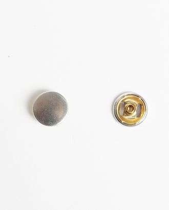 Кнопка альфа, омега 12мм цветной металл, 100шт арт. ПРС-4282-1-ПРС00-00001161